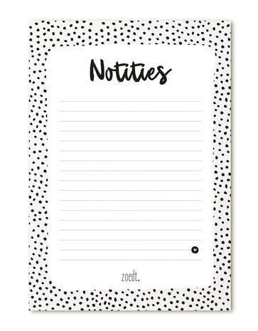 Notitieblok - Notities - Dots - Zoedt